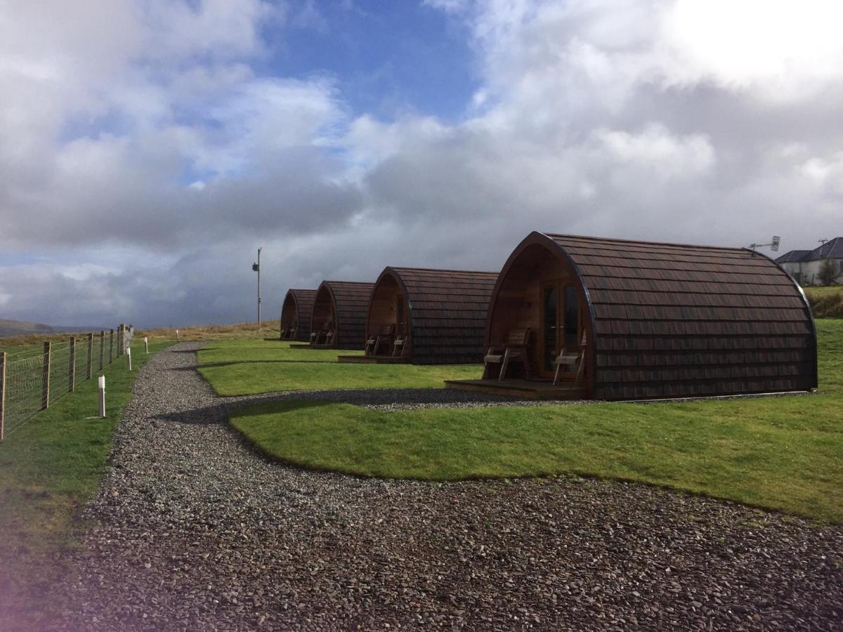 Villa Skeabost View Pods Skye Portree Exterior foto