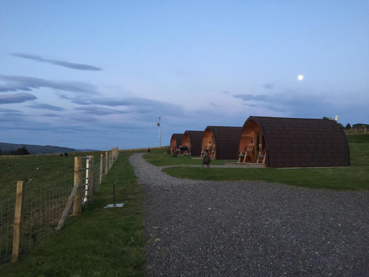 Villa Skeabost View Pods Skye Portree Exterior foto