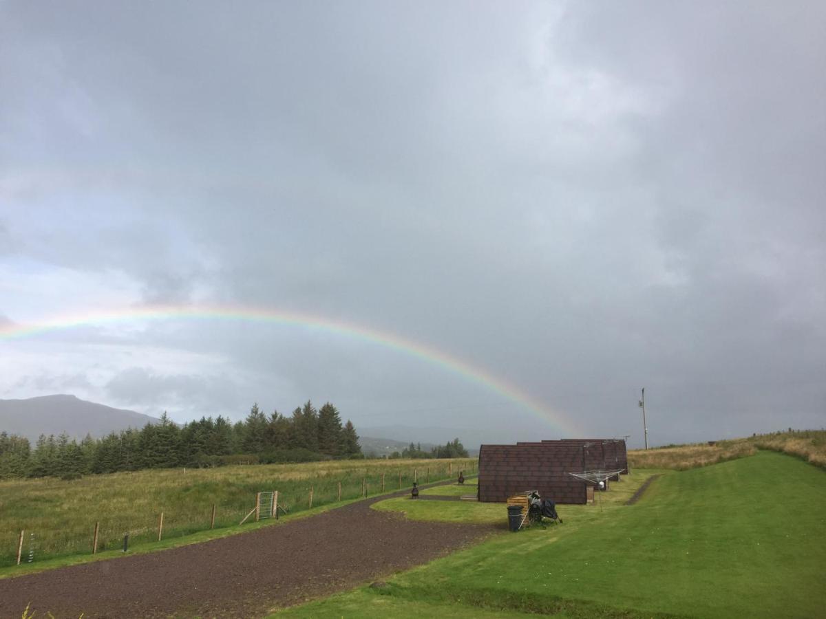 Villa Skeabost View Pods Skye Portree Exterior foto